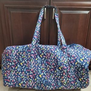 Vera Bradley Scattered Wildflowers XL Traveler Duffel bag